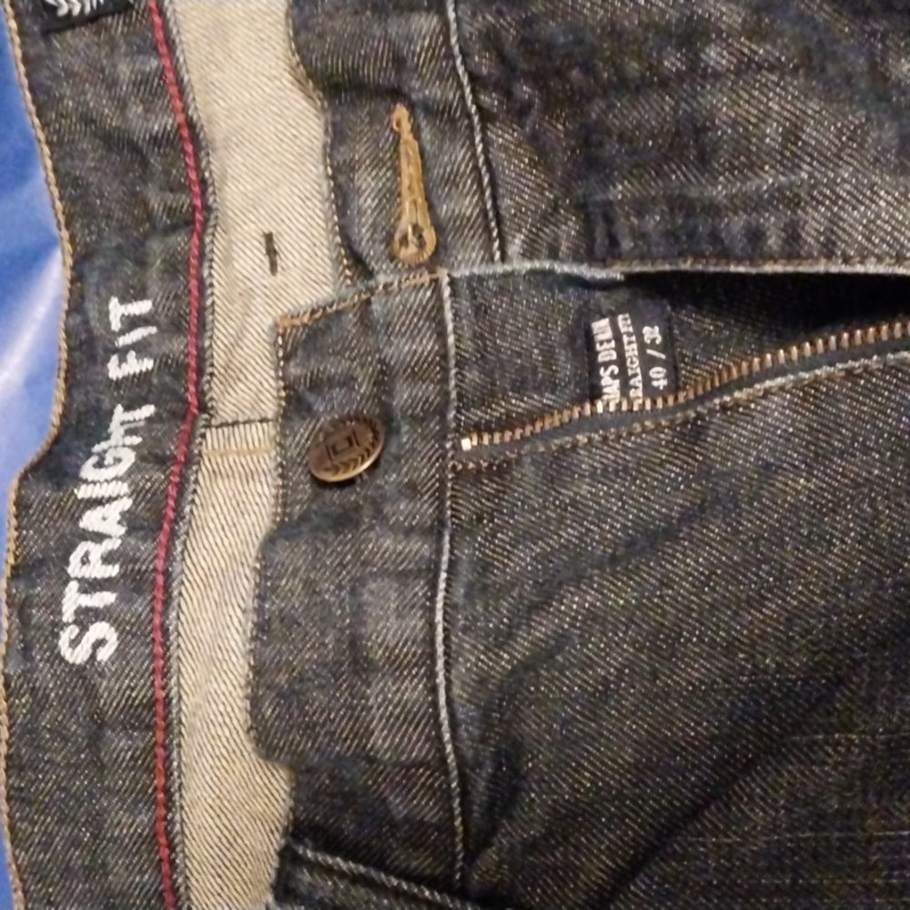 Men's dark blue chaps ralph lauren navy de⁹nim
